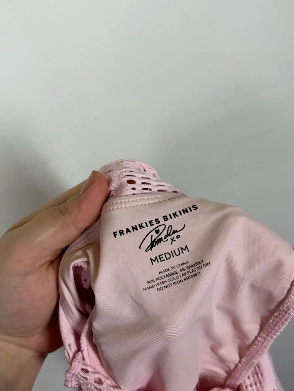 NWOT Frankie’s Bikinis X Pamela Anderson Pamela One Piece Swimsuit Size Medium